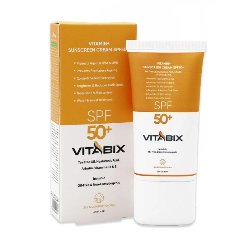 کرم ضد آفتاب پوست چرب SPF50 ویتابیکس 50 میلی لیتر