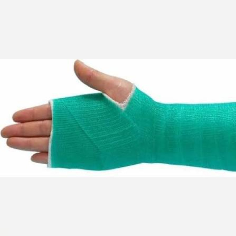 باند ارتوپدی فایبر گلاس سبز رنگ داروساحل (5 اینچ)