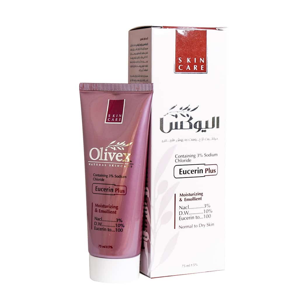 کرم مرطوب کننده پوست خشک اوسرین پلاس الیوکس 75 میلی لیتری