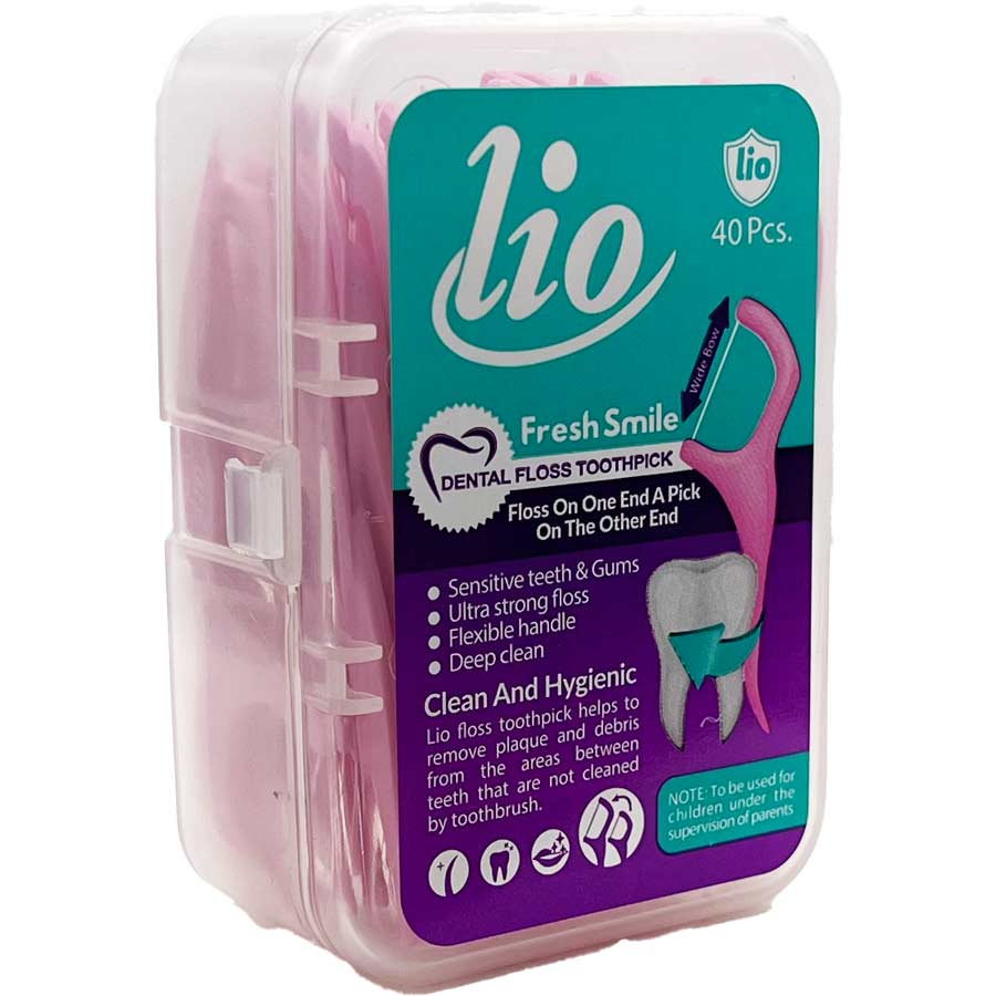 نخ دندان کمانی لیو 40 عددی