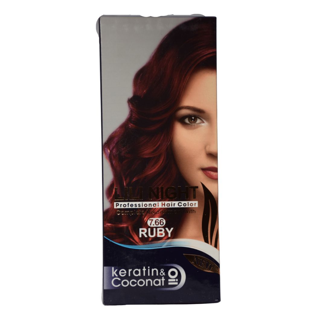 کیت رنگ موی یاقوتی لی لی نایت شماره ۷.۶۶