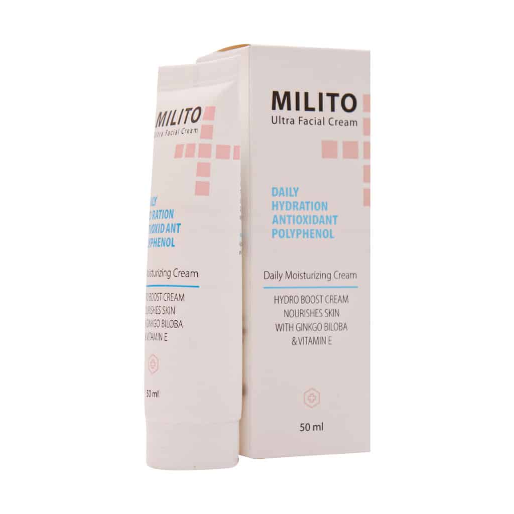 کرم مرطوب کننده پوست چرب میلیتو ۵۰ میلی لیتری