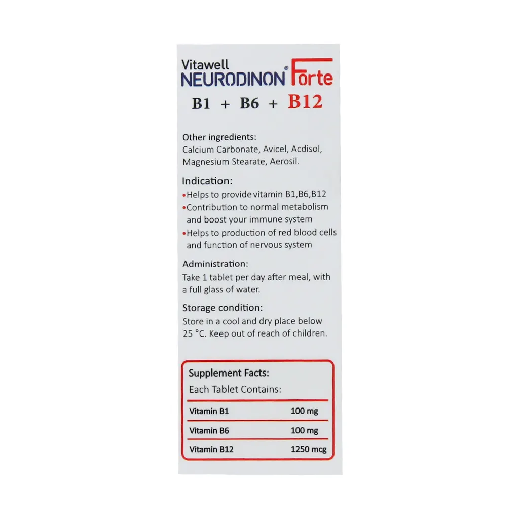 قرص نورودینون ویتاول ۳۰ عددی