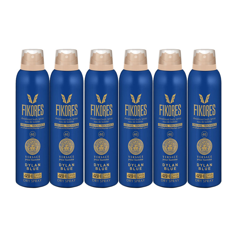 اسپری خوشبو کننده بدن آقایان مدل Dylan Blue فیکورس 200 میلی لیتری