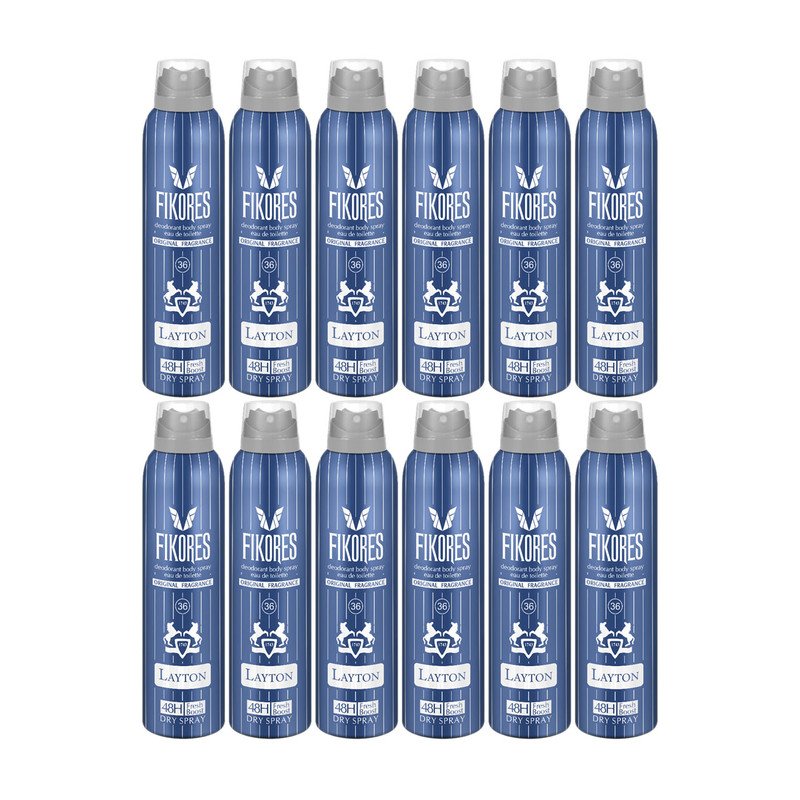 اسپری خوشبو کننده بدن آقایان مدل Layton فیکورس 200 میلی لیتری