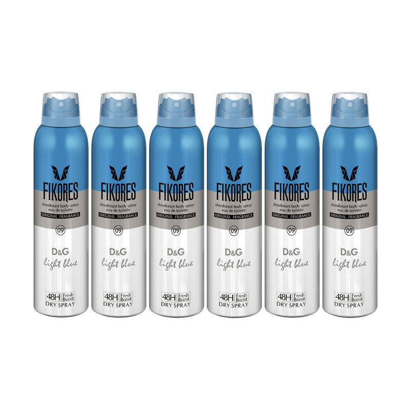 اسپری خوشبو کننده بدن بانوان مدل D&G فیکورس 200 میلی لیتری