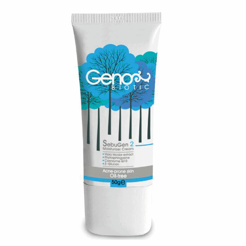 کرم مرطوب کننده پوست حساس و دارای آکنه سبوژن 2 ژنوبایوتیک 50 گرمی