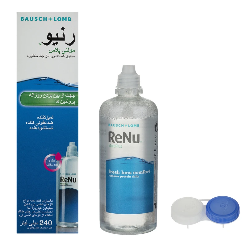 محلول شستشو لنز مدل MultiPlus رنیو ۲۴۰ میلی لیتری