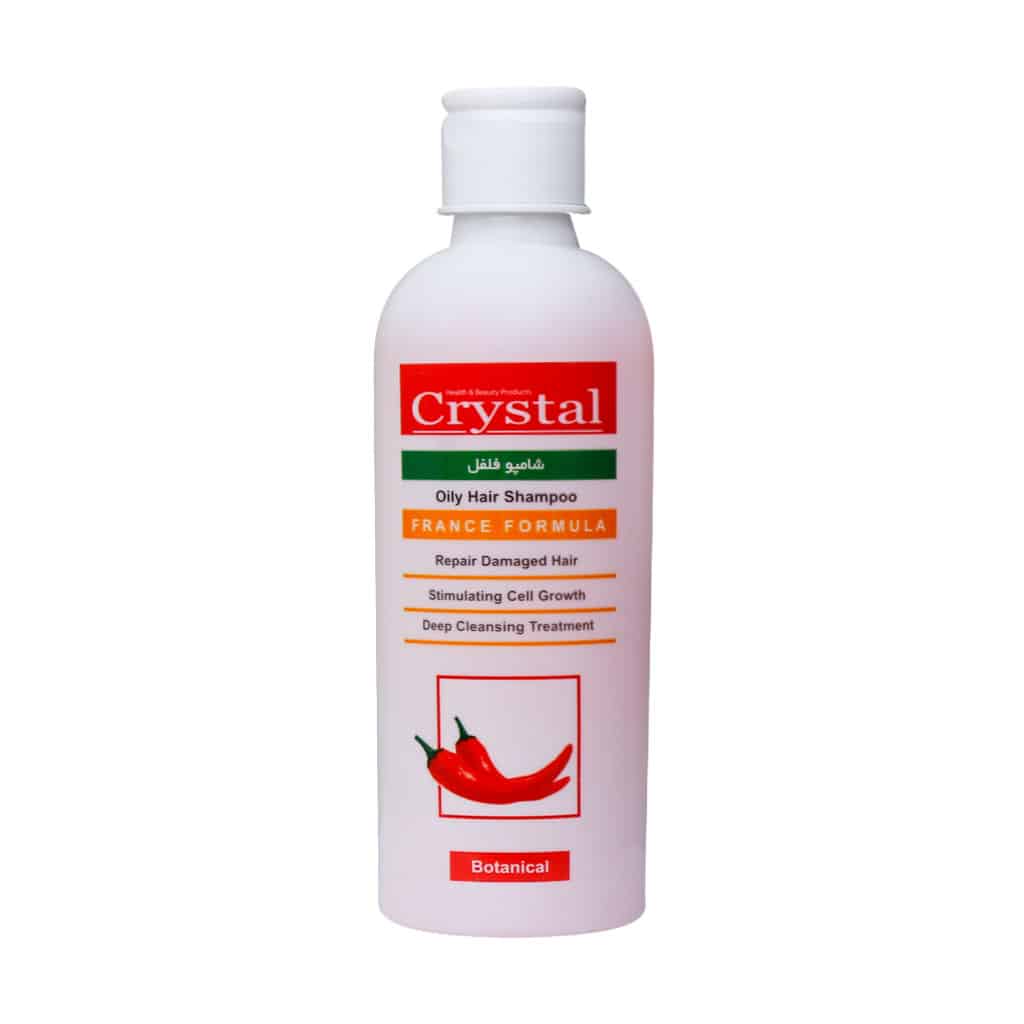 شامپو فلفل موهای چرب کریستال 400 میلی لیتری