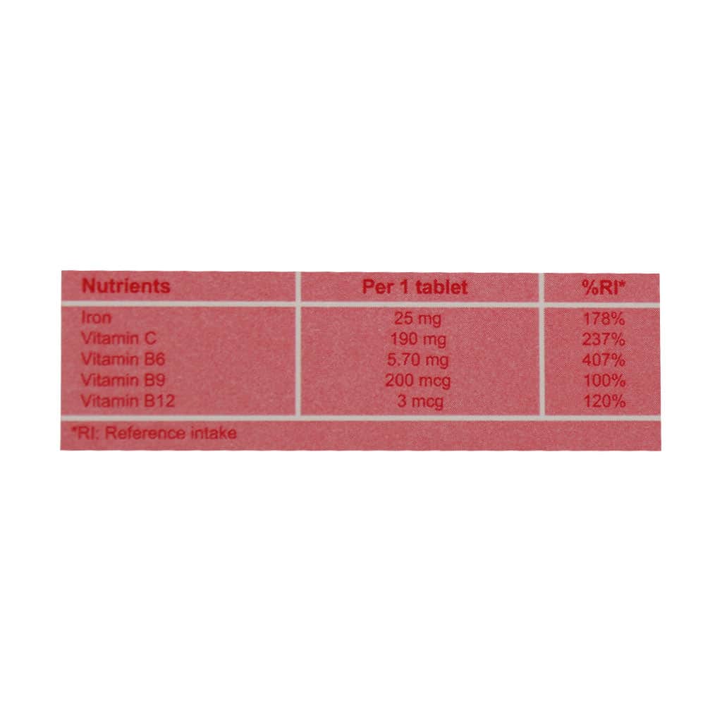 قرص آیرون پلاس فلکسان فیشر 60 عددی