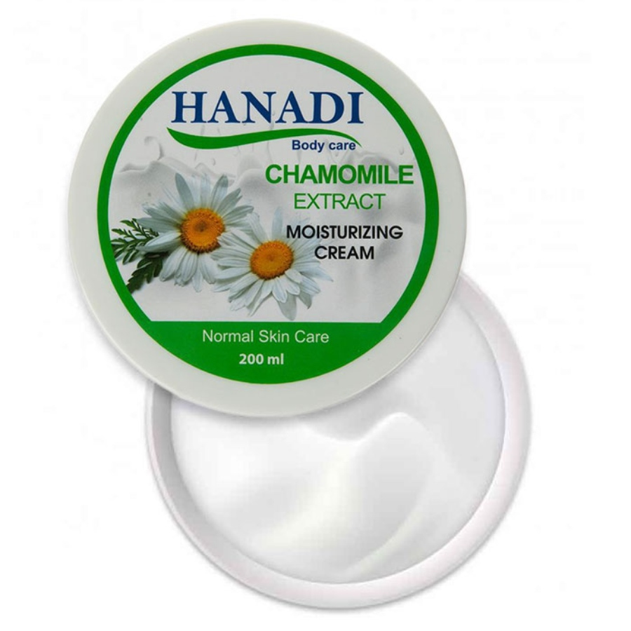 کرم مرطوب کننده و نرم کننده پوست معمولی حاوی بابونه هانادی 200 میلی لیتری