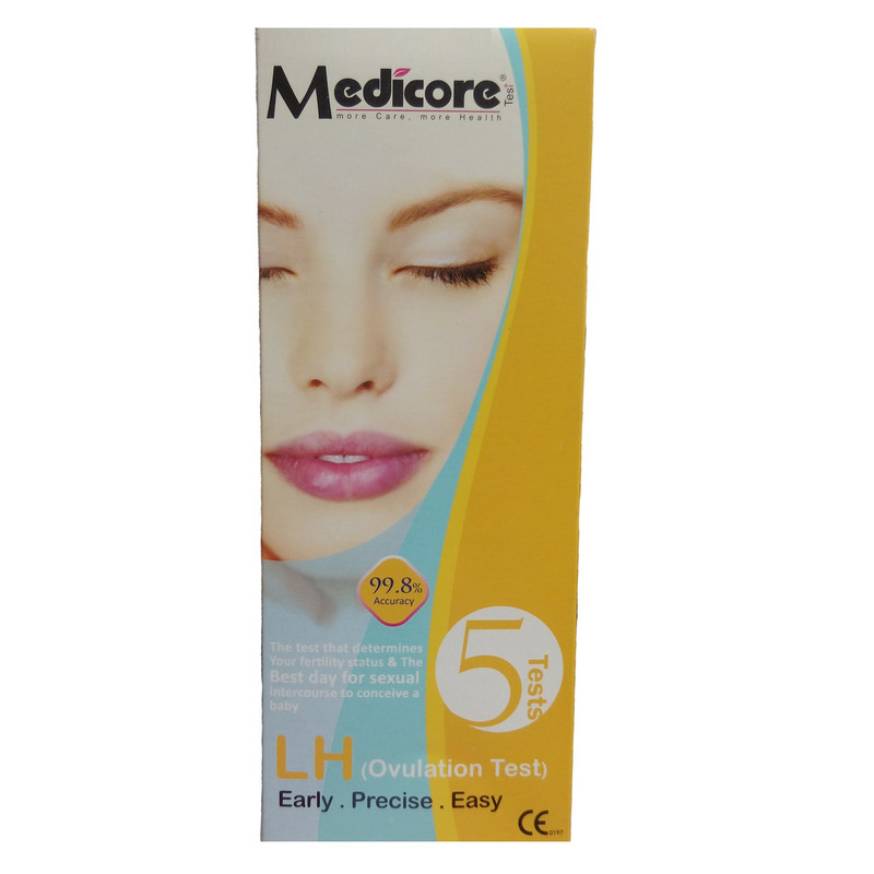 تست تعیین زمان تخمک گذاری مدیکور 5 عددی