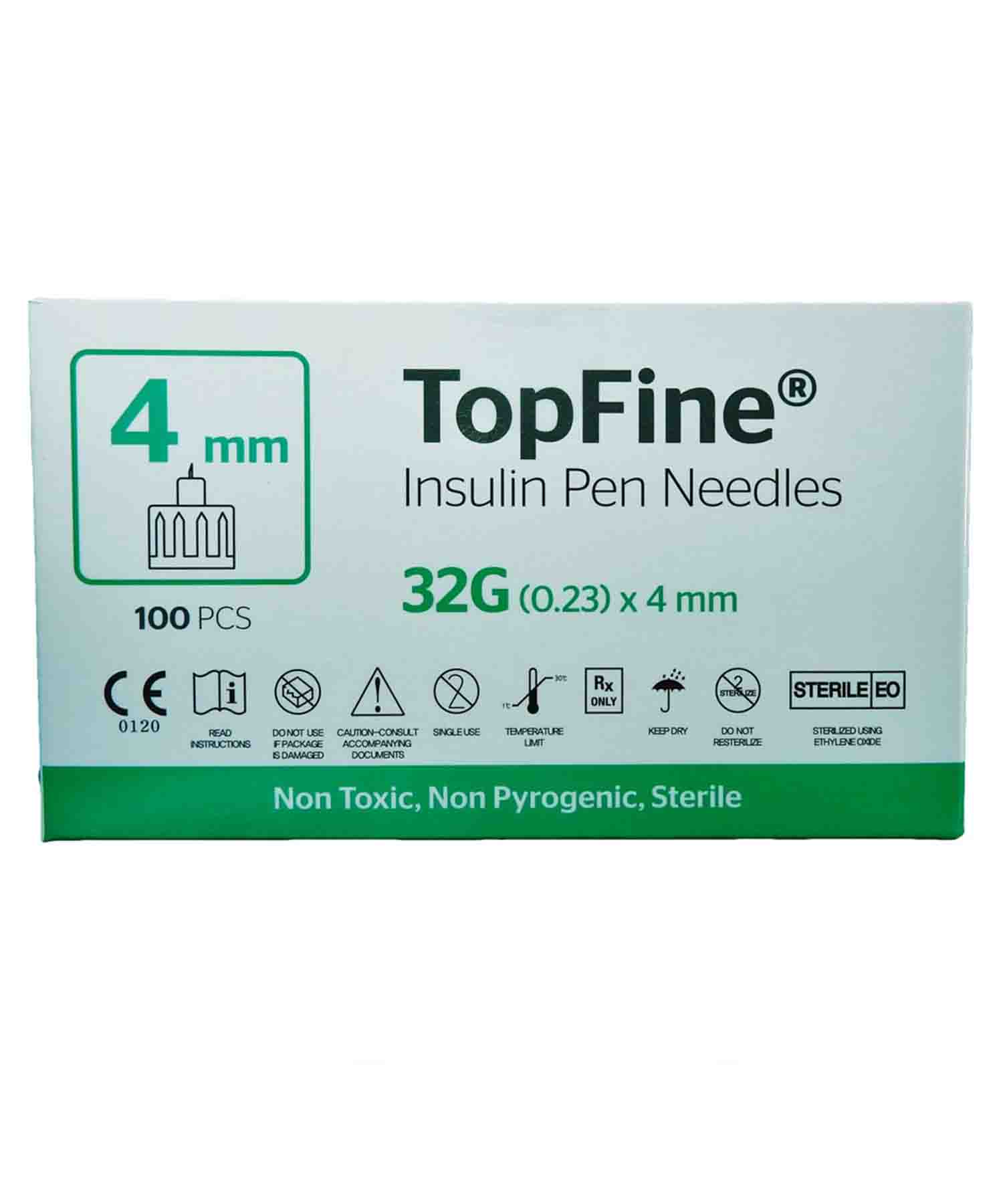 سر سوزن قلم انسولین تاپ فاین ۴ میلی متری