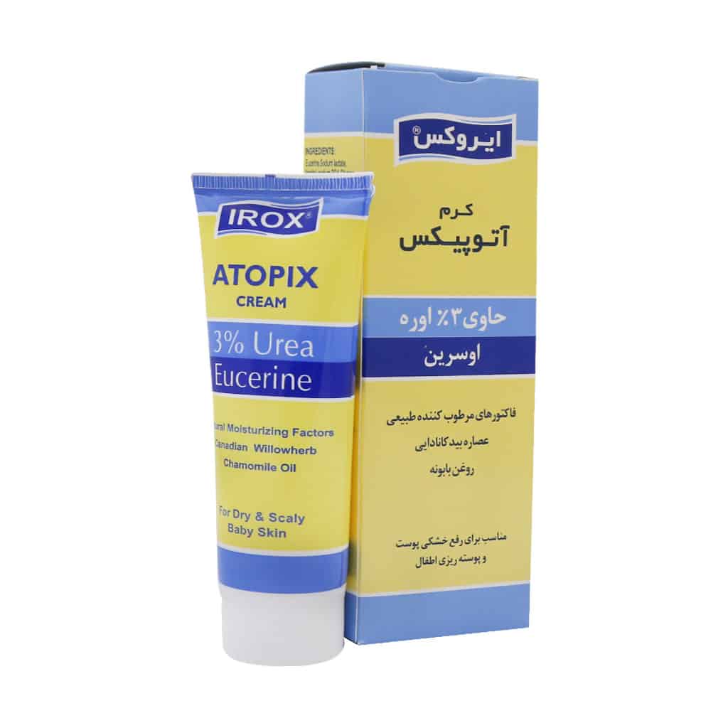 کرم مرطوب کننده اوسرین و اوره 3 درصد آتوپیکس ایروکس 75 گرمی