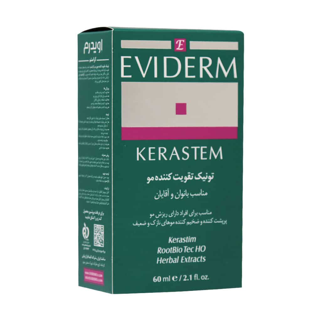 تونیک تقویت کننده و ضد ریزش مو مدل Kerastem اویدرم 60 میلی لیتری