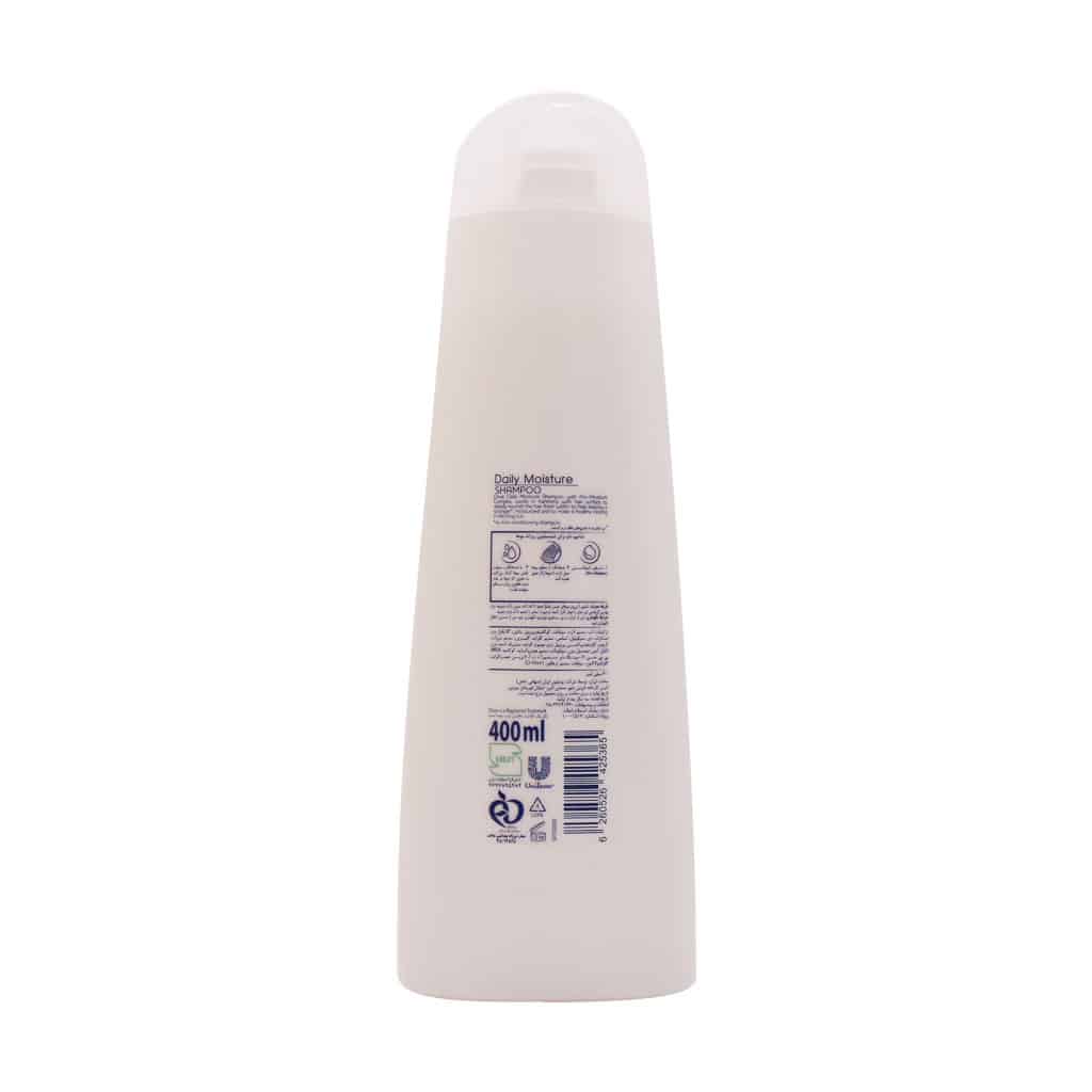 شامپو موهای معمولی مدل Daily Moisture داو ۴۰۰ میلی لیتری