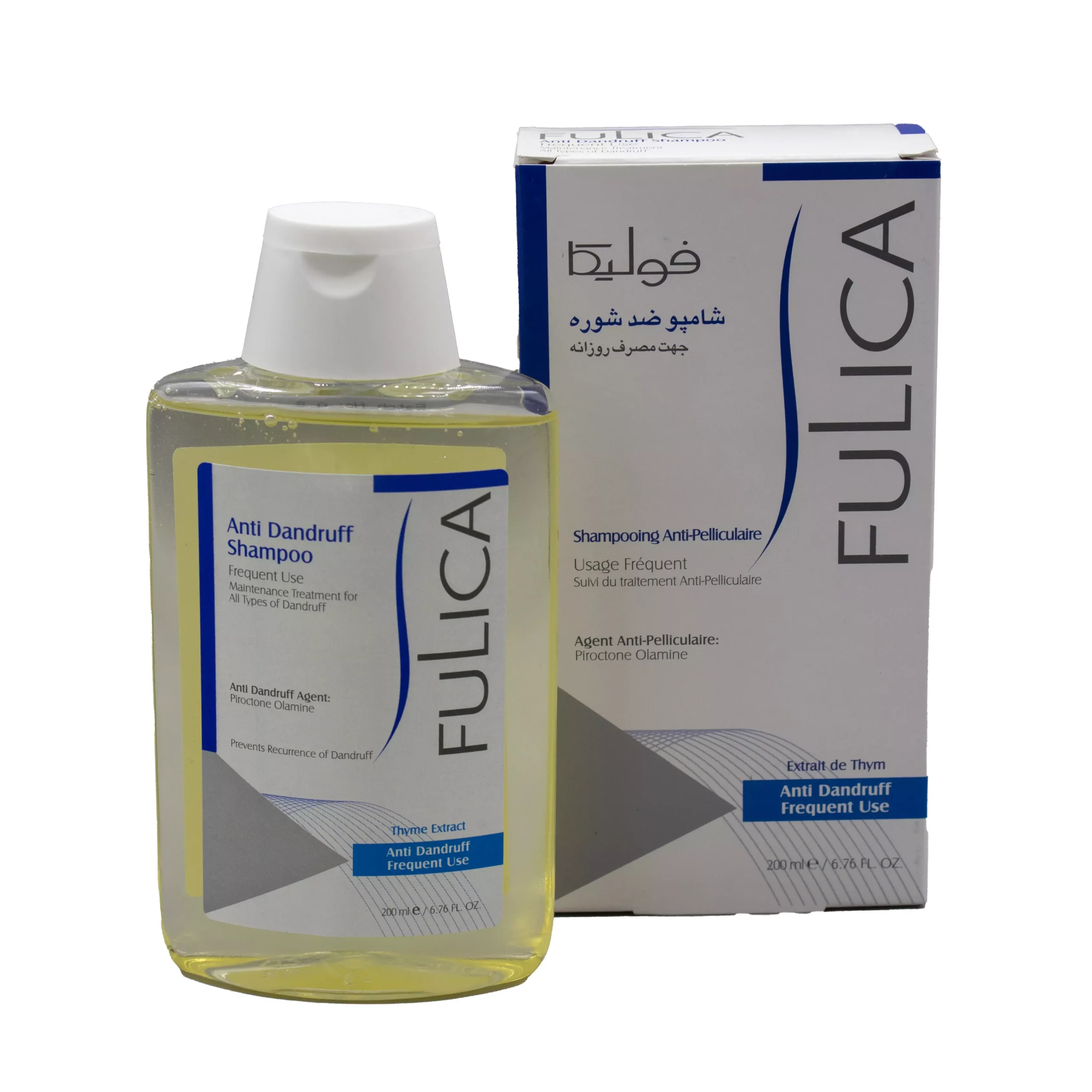 شامپو ضد شوره مو روزانه فولیکا 200 میلی لیتری