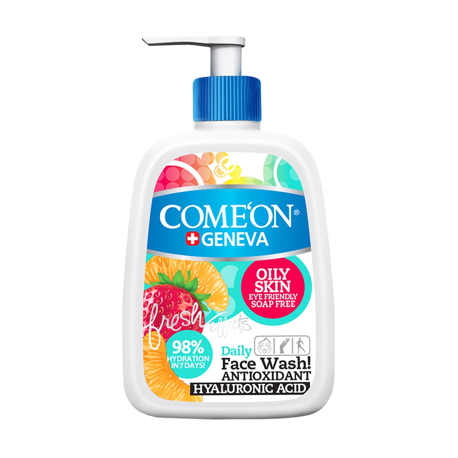 ژل شستشوی صورت پوست چرب کامان 500 میلی لیتری