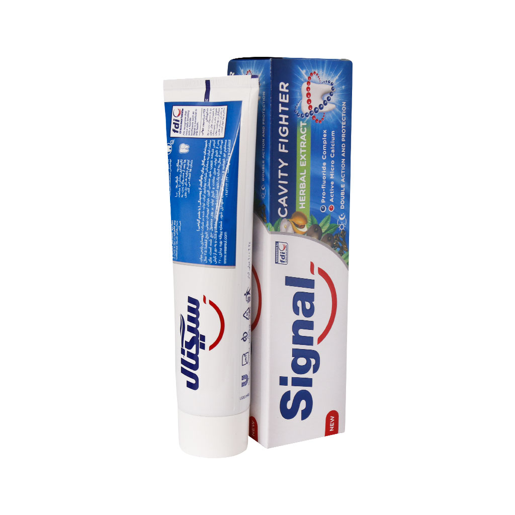 خمیر دندان گیاهی مدل Cavity Fighter سیگنال 100 میلی لیتری