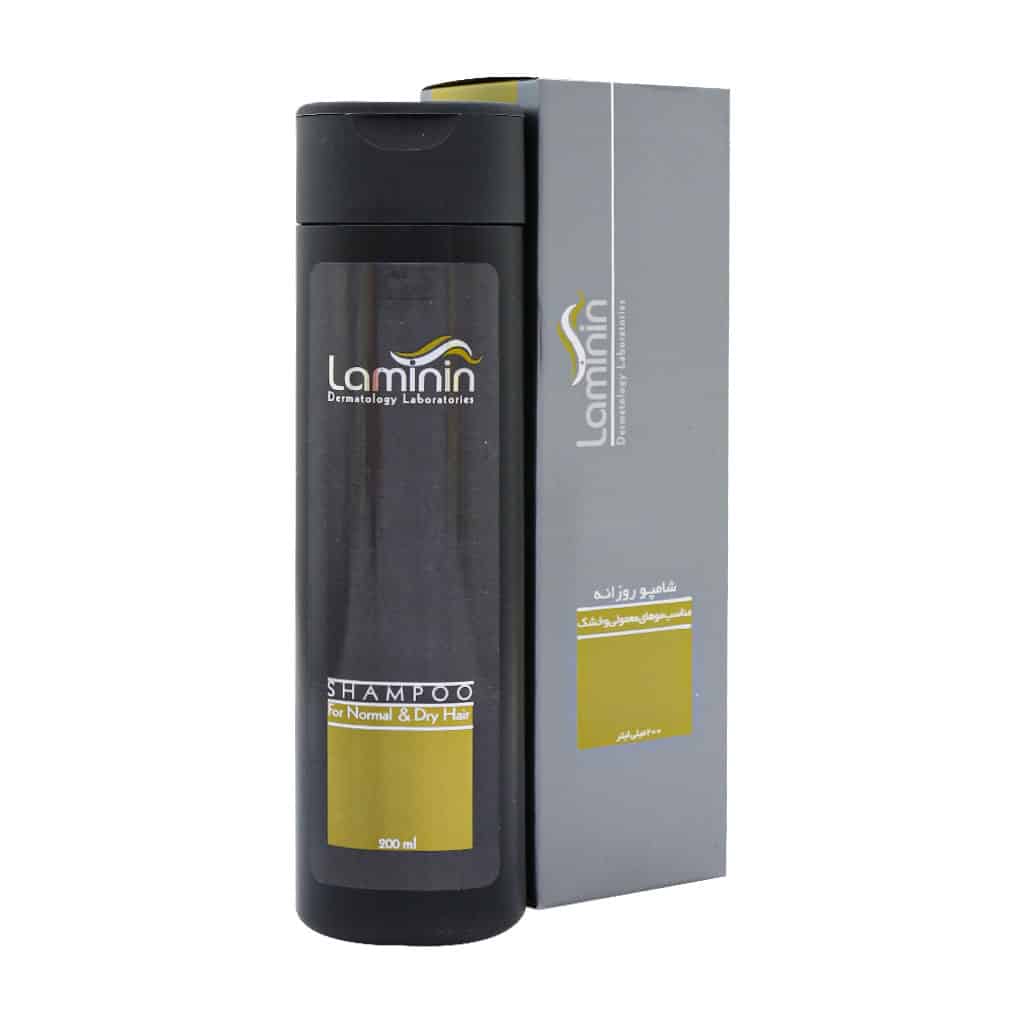 شامپو روزانه موهای معمولی تا خشک لامینین 200 میلی لیتری