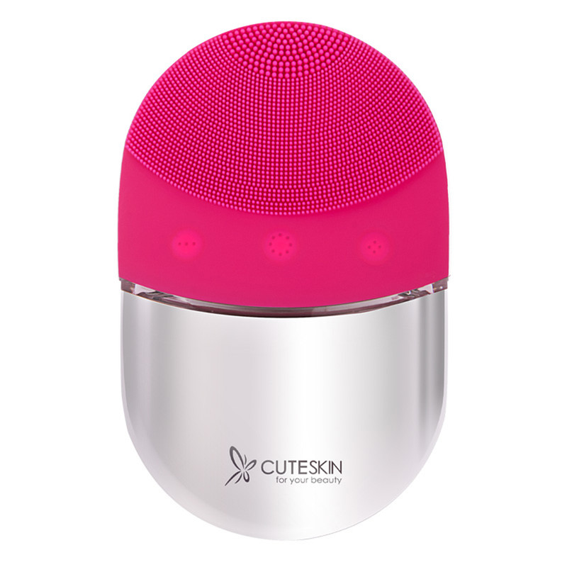 فیس براش سیلیکونی صورتی کیوت مدل CIH-F500 اسکین