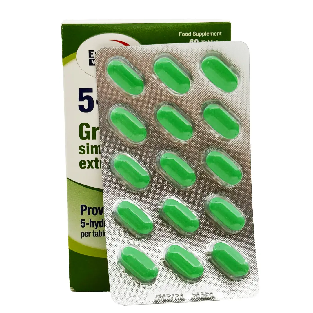 قرص 5 اچ تی پی یوروویتال 60 عددی