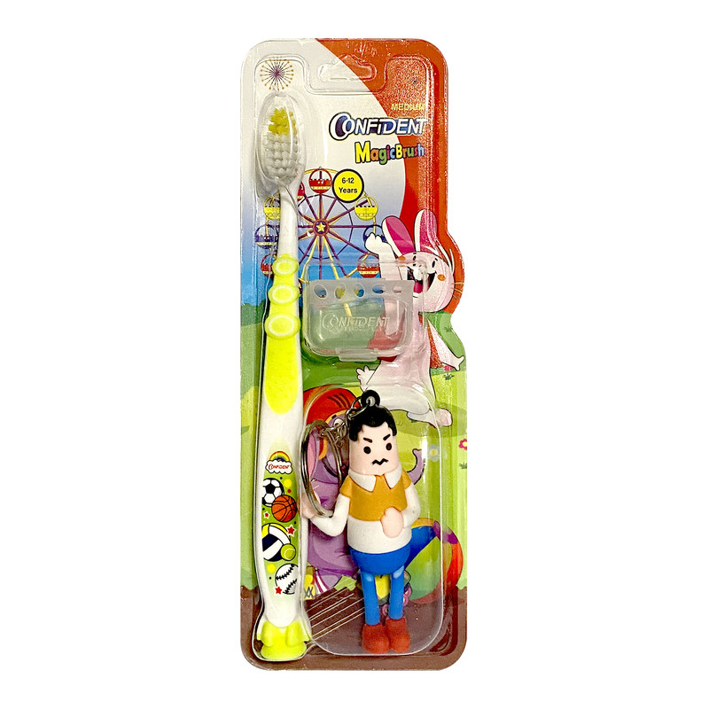 مسواک کودک برس نرم مدل magic brush gift کانفیدنت