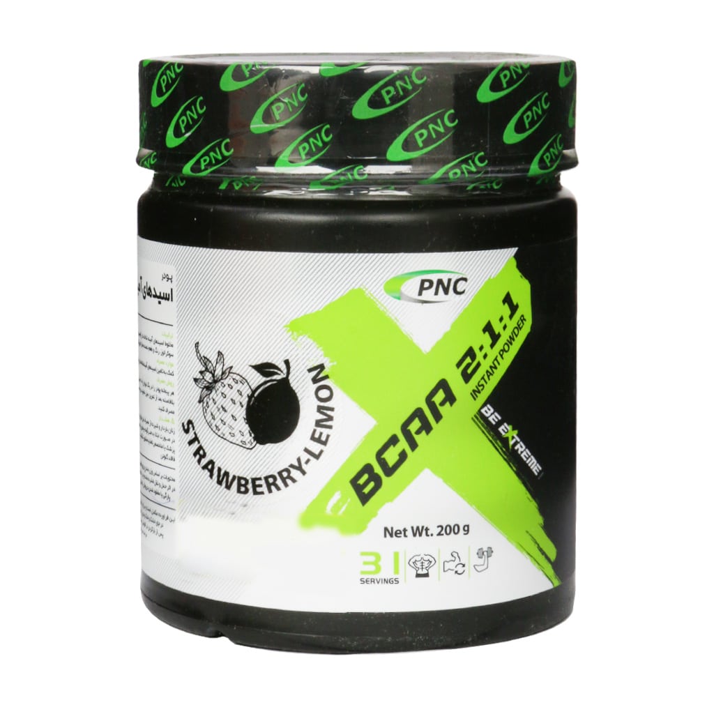 پودر بی سی ای ای 2:1:1 با طعم لیمو نعنا پی ان سی کارن 200 گرمی