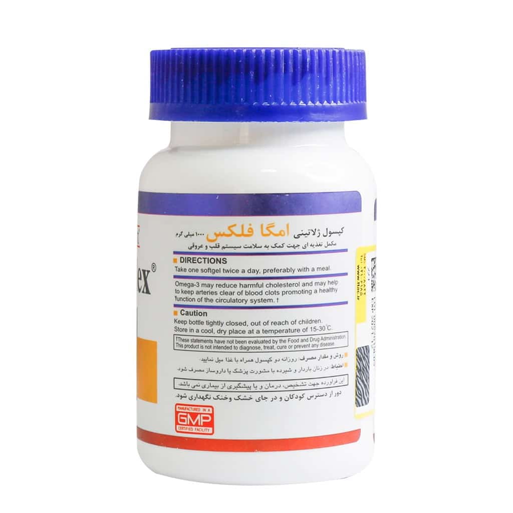 سافت ژل امگا فلکس هلث برست 60 عددی