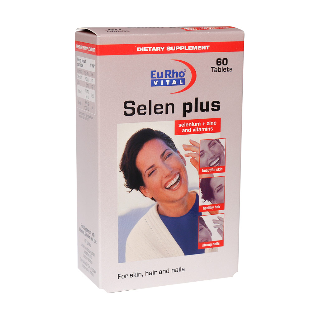 کپسول سلن پلاس یوروویتال 60 عددی