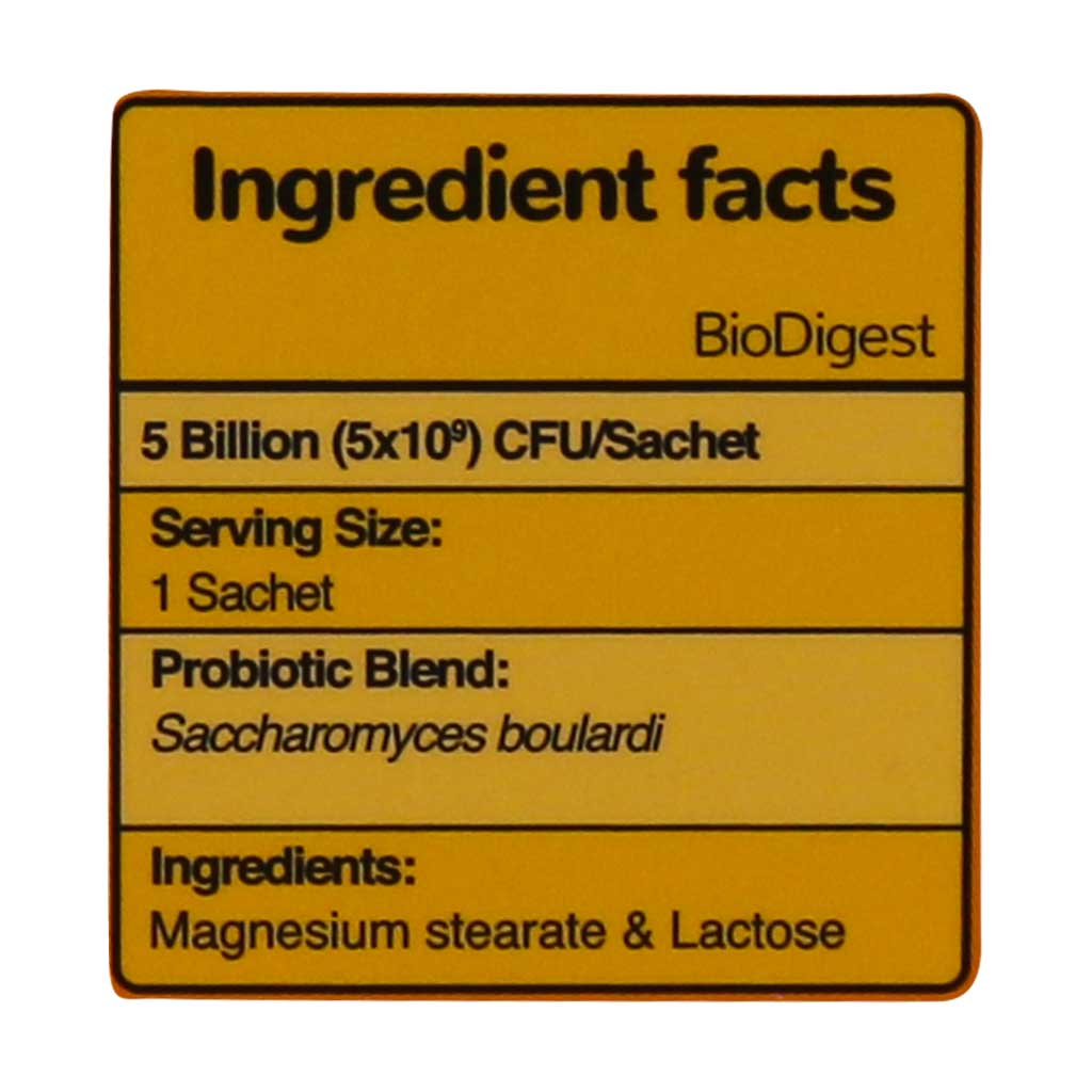 پروبیوتیک بایودایجست تک ژن فارما ساشه 15 عددی