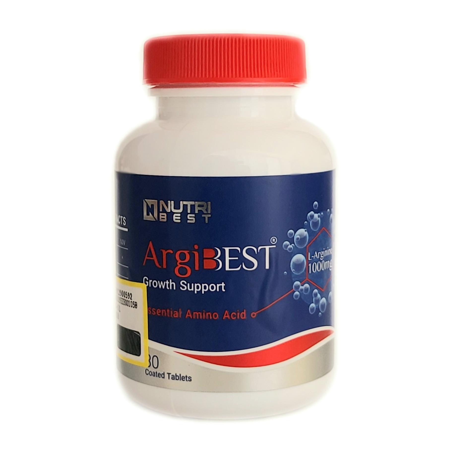 قرص ال آرژنین 1000 میلی‌گرم نوتری بست 30 عددی