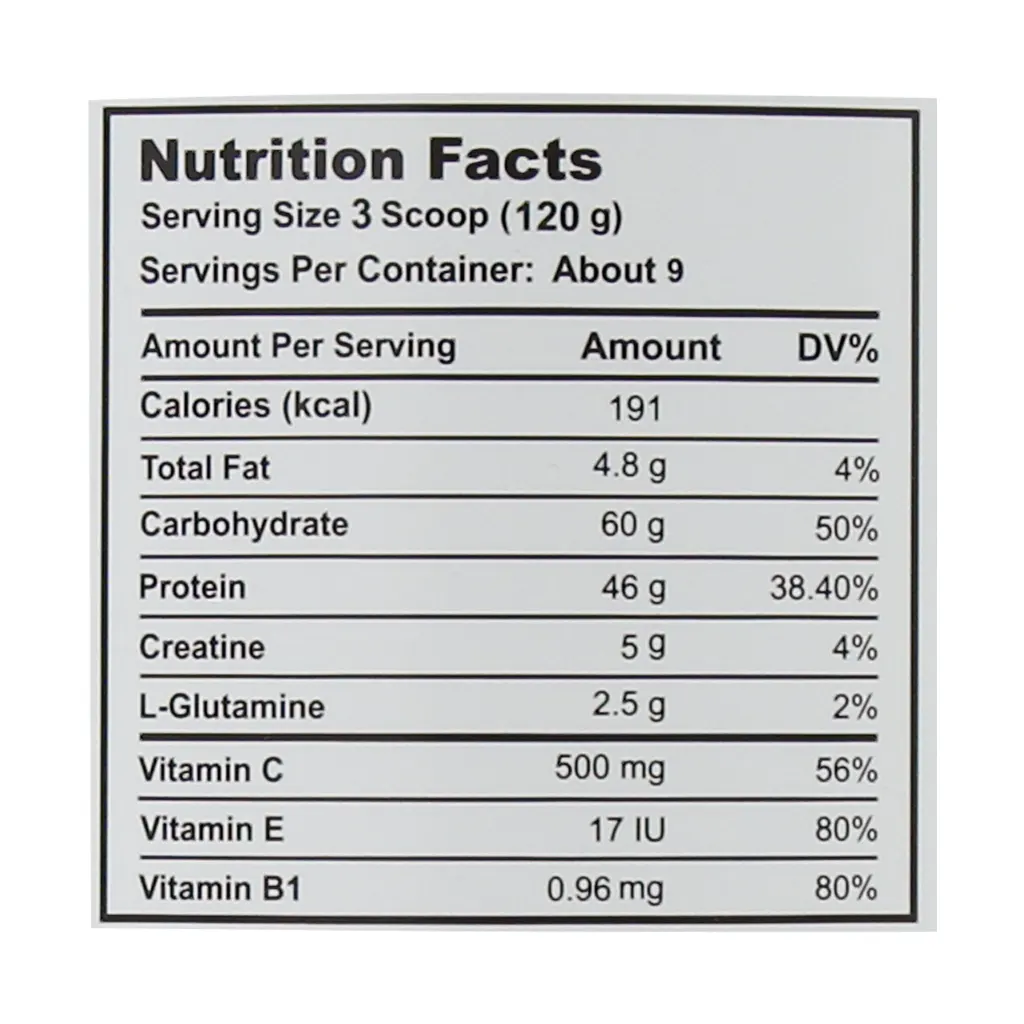 پودر پروتئین گینر بیف 1000 گرمی دوبیس
