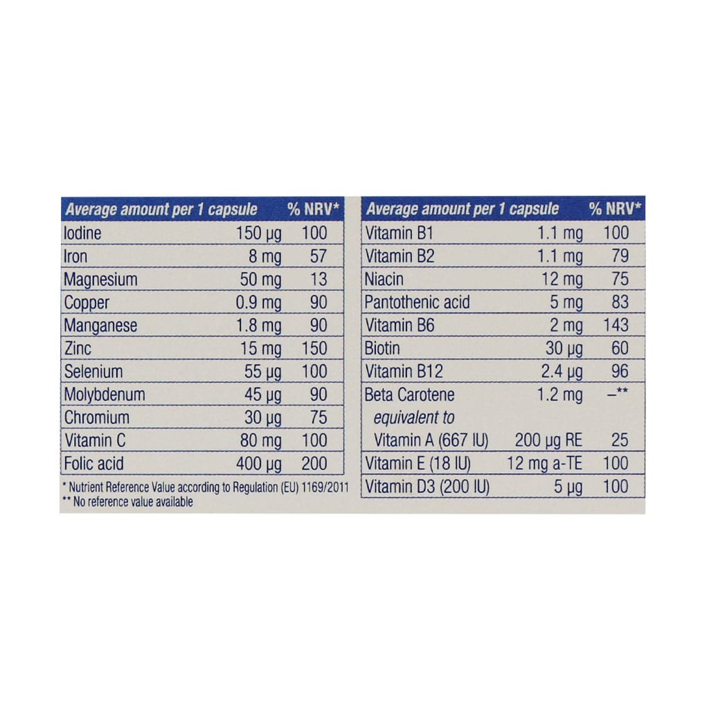 کپسول مولتی پلاس آقایان یوروویتال 60 عددی