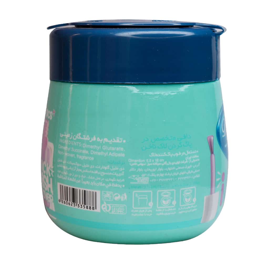 دستمال مرطوب پاک کننده لاک ناخن دافی 90 عددی