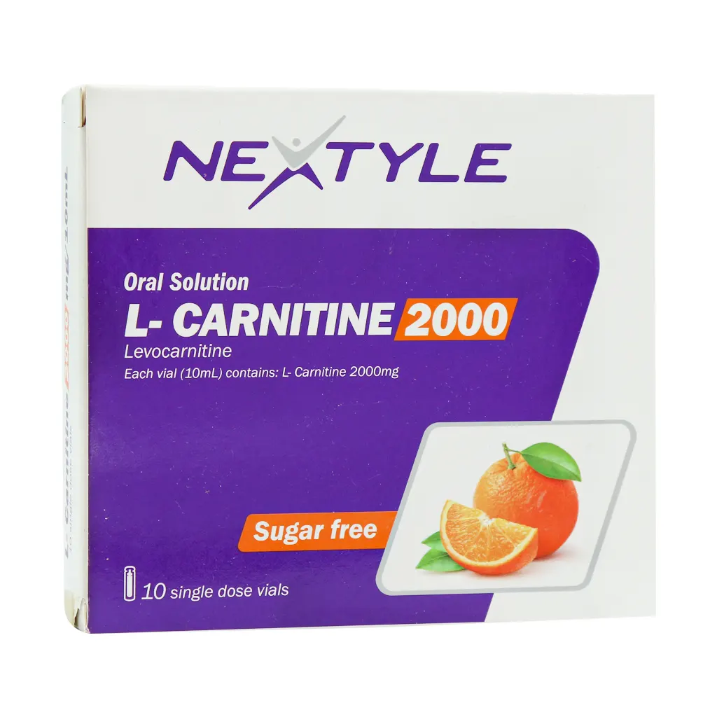 ویال خوراکی ال کارنتین 2000 نکستایل 10 عددی