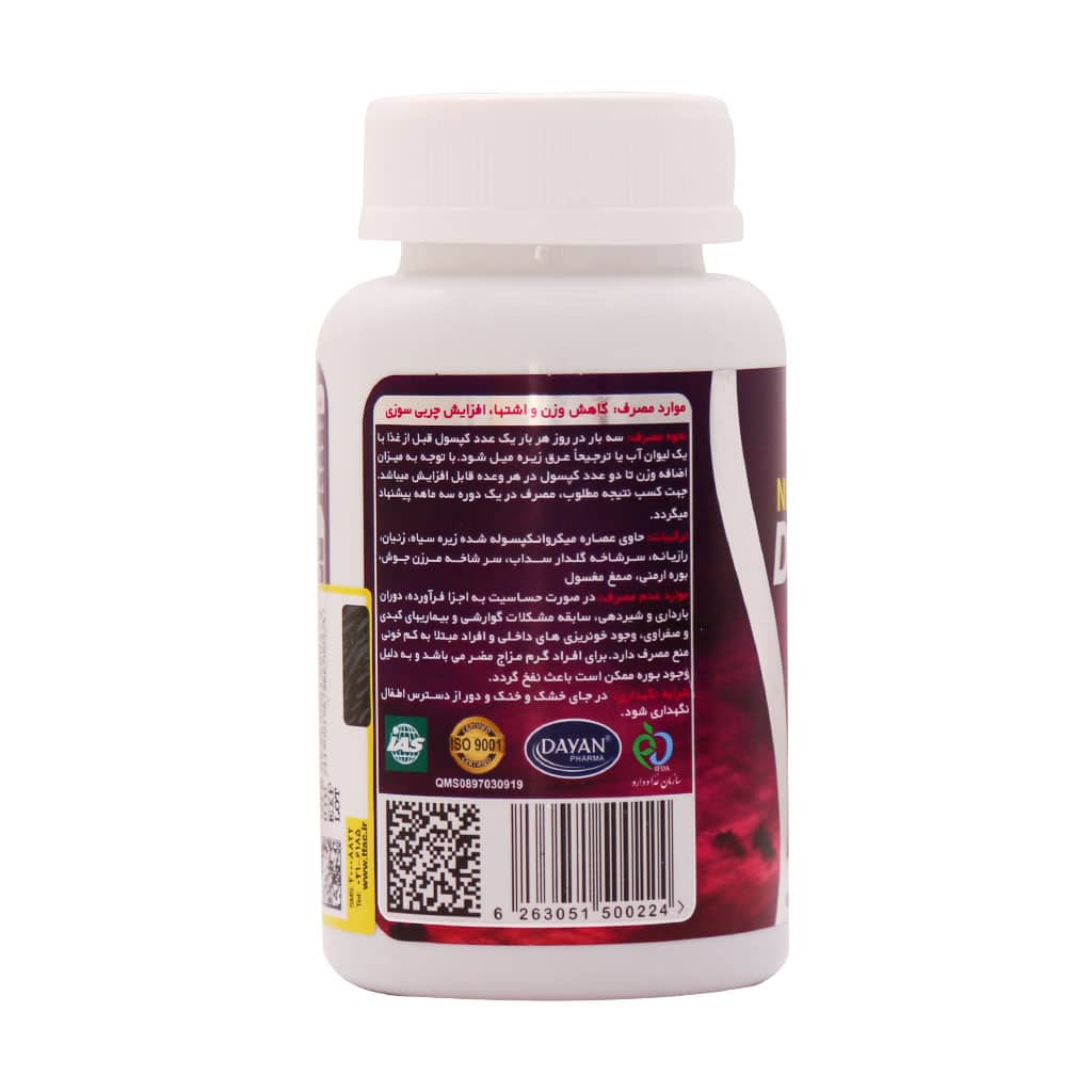 قرص لاغری دایان فیت دایان فارما 90 عددی