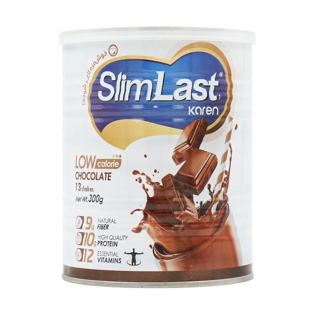 پودر اسلیم لست شکلاتی 1 کارن 300 گرمی