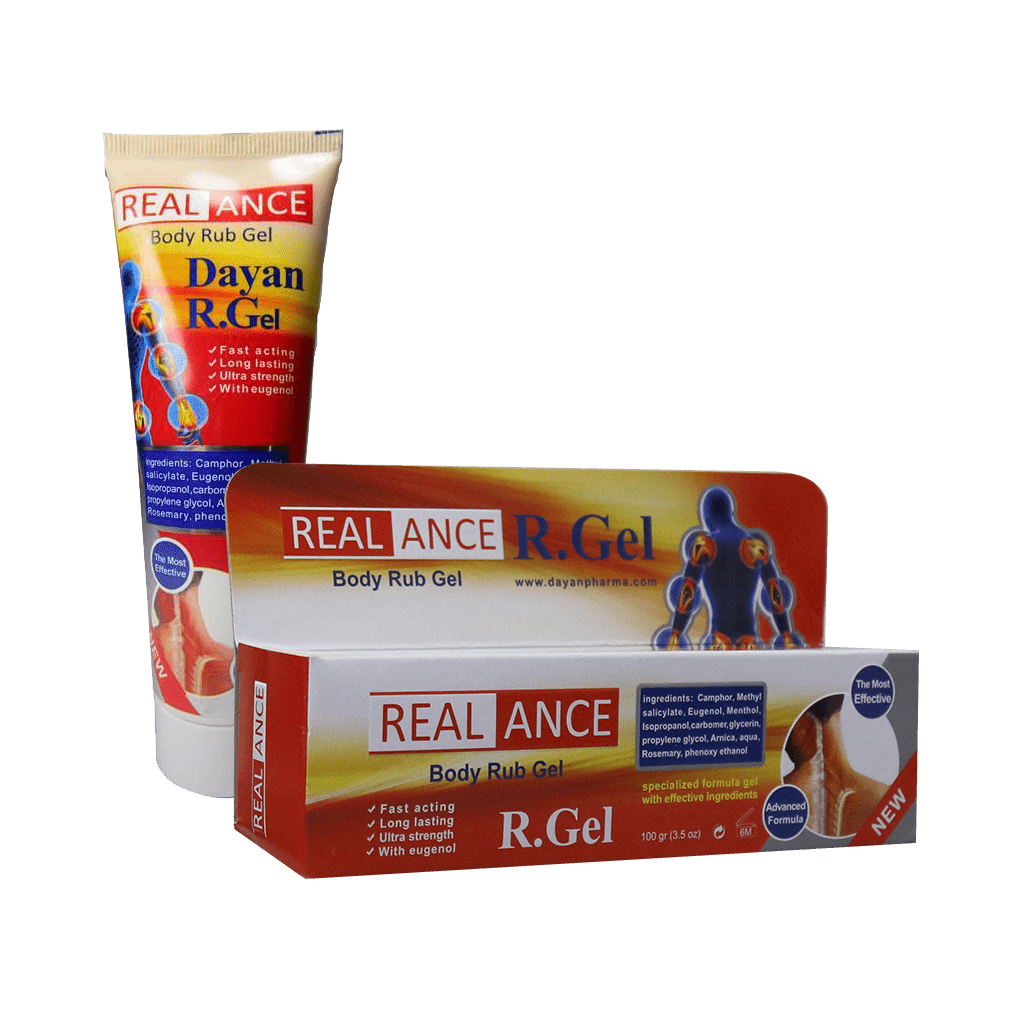 ژل عضلات و مفاصل ریلنس مدل R.Gel دایان فارما 100 گرمی