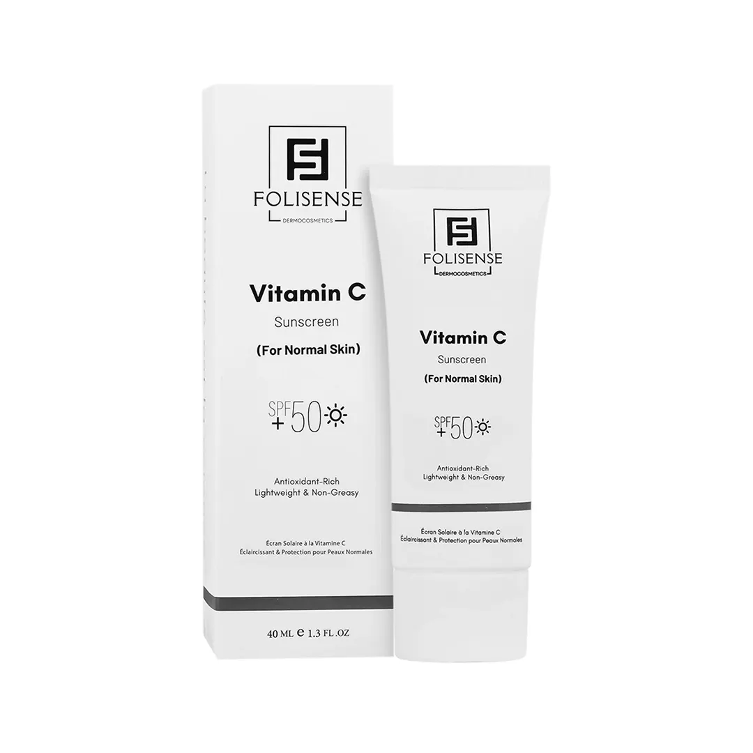 کرم ضد آفتاب فولی سنس SPF 50 حاوی ویتامین C پوست های نرمال 40 میلی‌لیتر