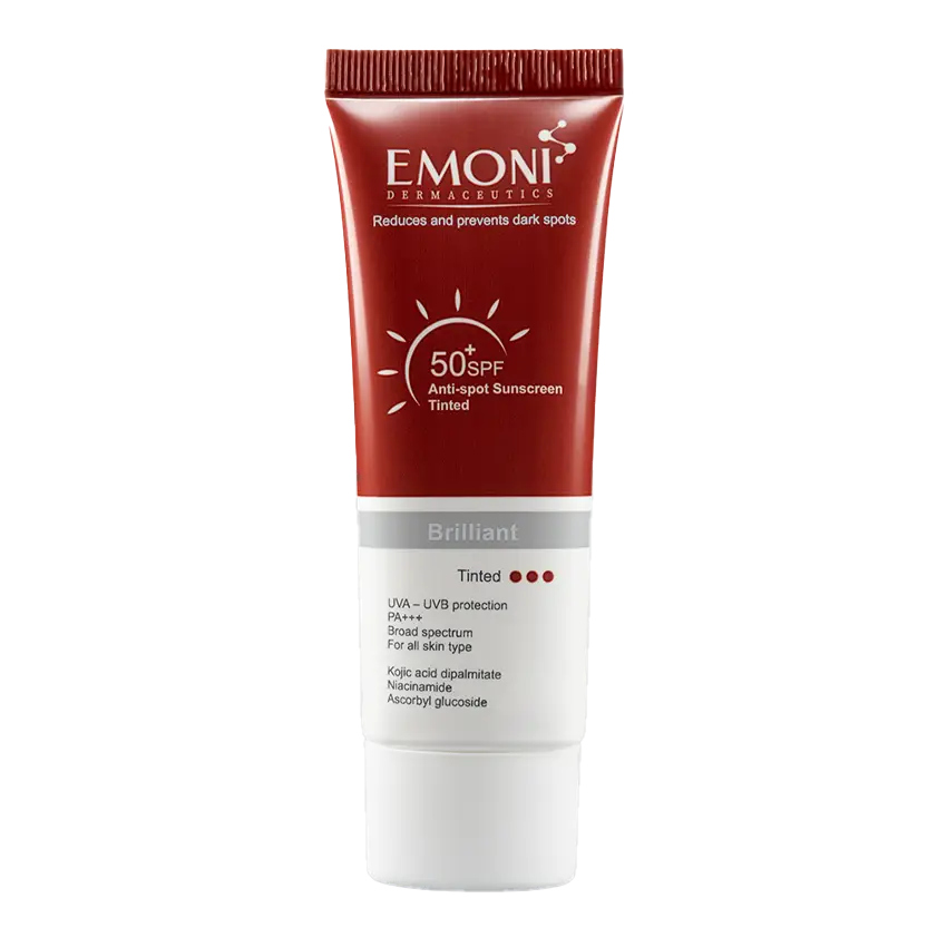 کرم ضد آفتاب رنگی امونی درماسیو تیکس مناسب پوست‌های لک‌دار 50