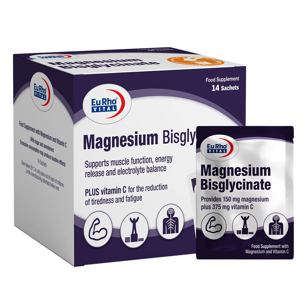 ساشه منیزیم بیس گلیسینات یوروویتال 14 عددی
