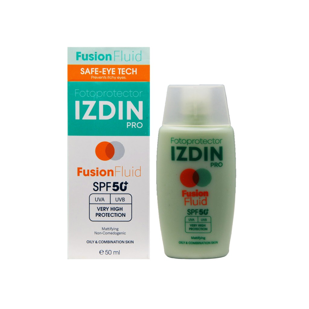 فلویید ضد آفتاب ایزدین برای پوست چرب (مات‌کننده)