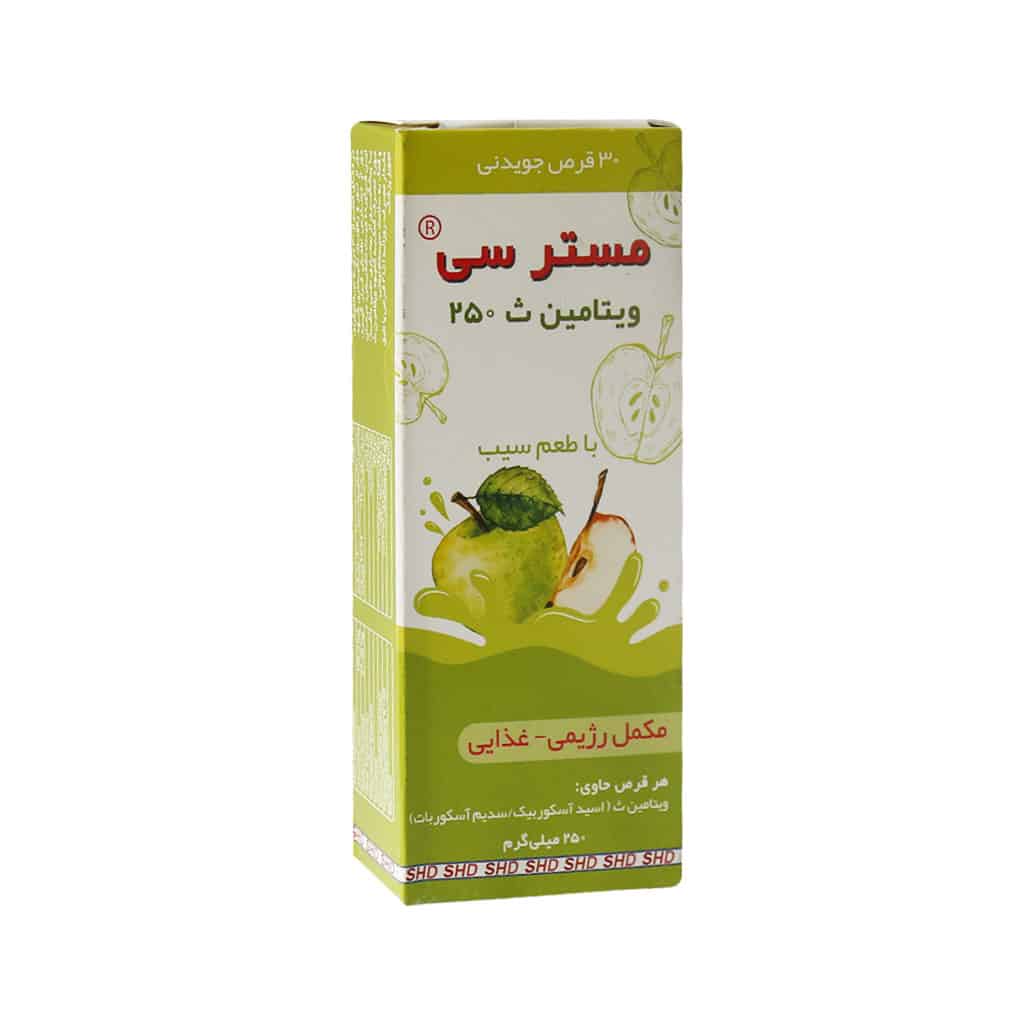 قرص جویدنی ویتامین C شهر دارو 30 عددی