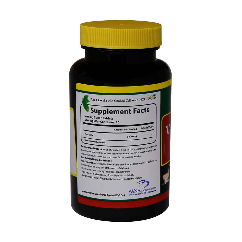 قرص وانا پرایم کلرلا 1000میلی گرمی نورم لایف 60 عددی