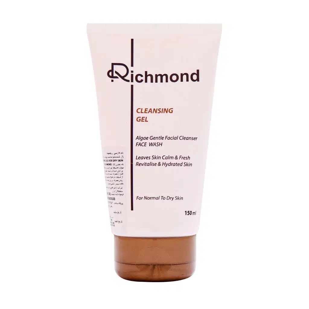 ژل شستشو پوست معمولی تا خشک ریچموند 150 میلی لیتری