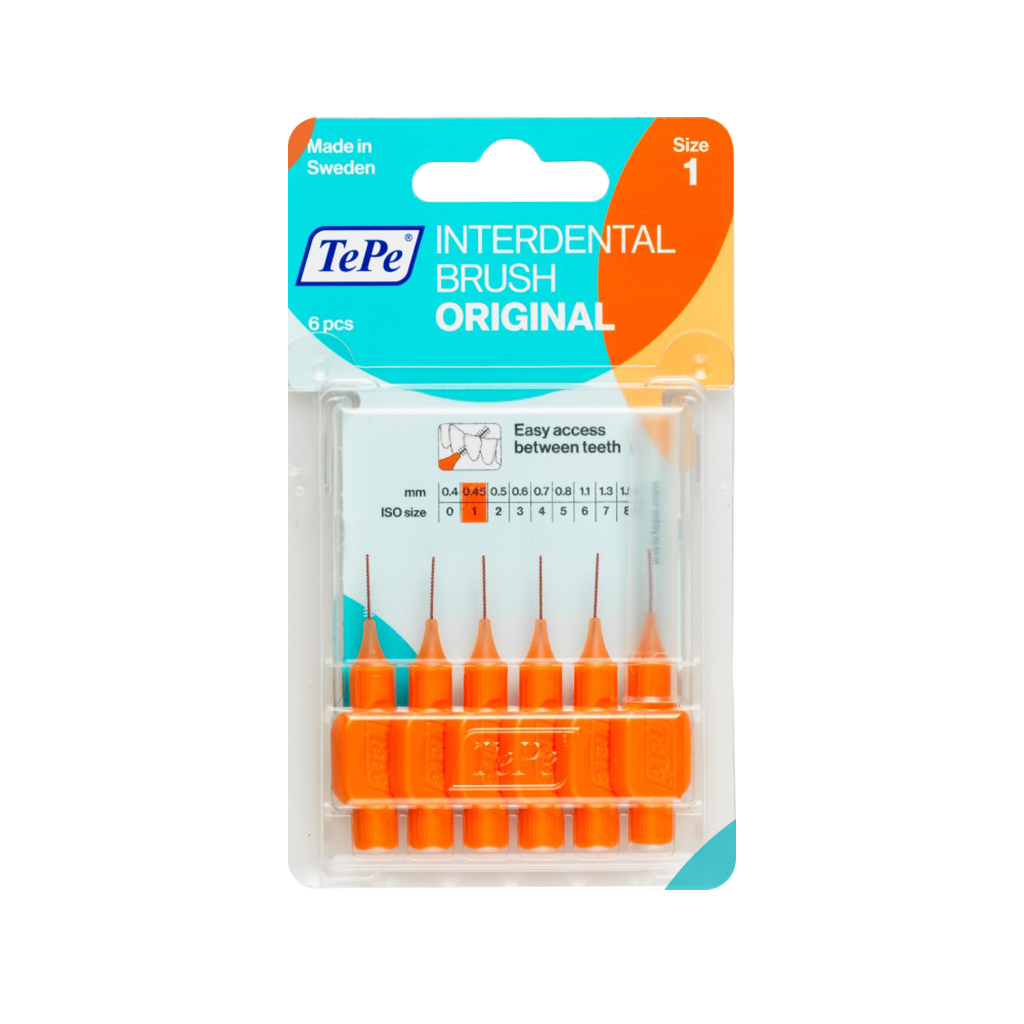 مسواک بین دندانی سایز ۱ تپه ۶ عددی