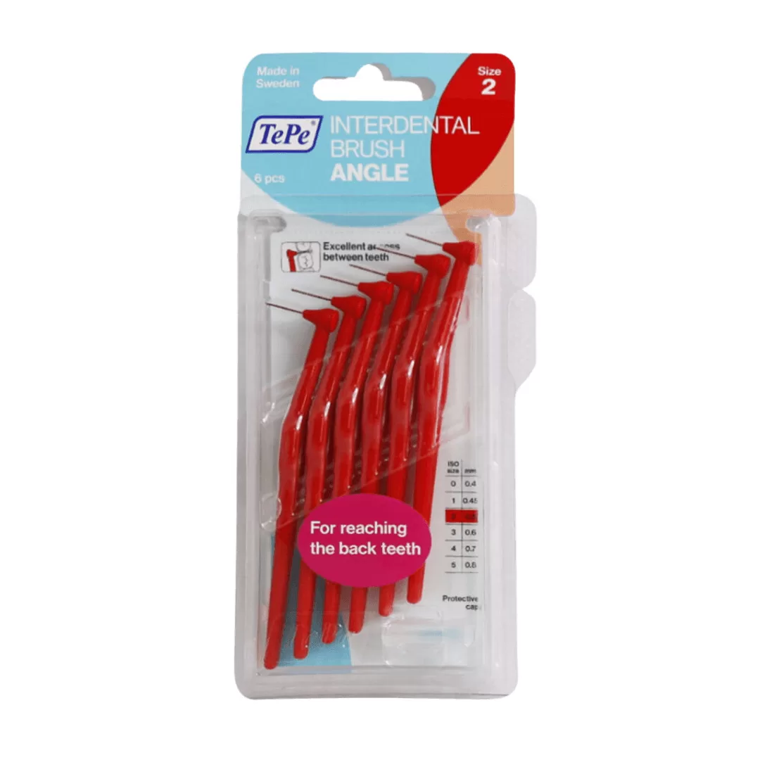 مسواک بین دندانی سایز 2 تپه 6 عددی