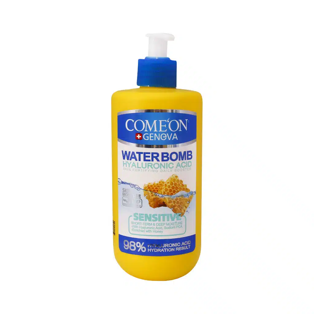 کرم مرطوب کننده پوست حساس حاوی عسل Water Bomb کامان 500 میلی لیتری