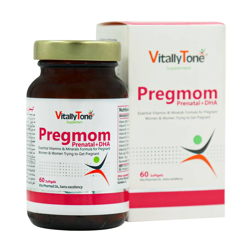 سافت ژل پرگمام ویتالی تون 60 عددی